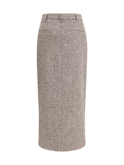 BRUNELLO CUCINELLI 36 long pencil skirt