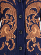 ETRO 40 wool jacquard cardigan