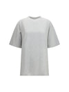 short-sleeve t-shirt with central logo print
