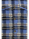 checked cashmere shirt