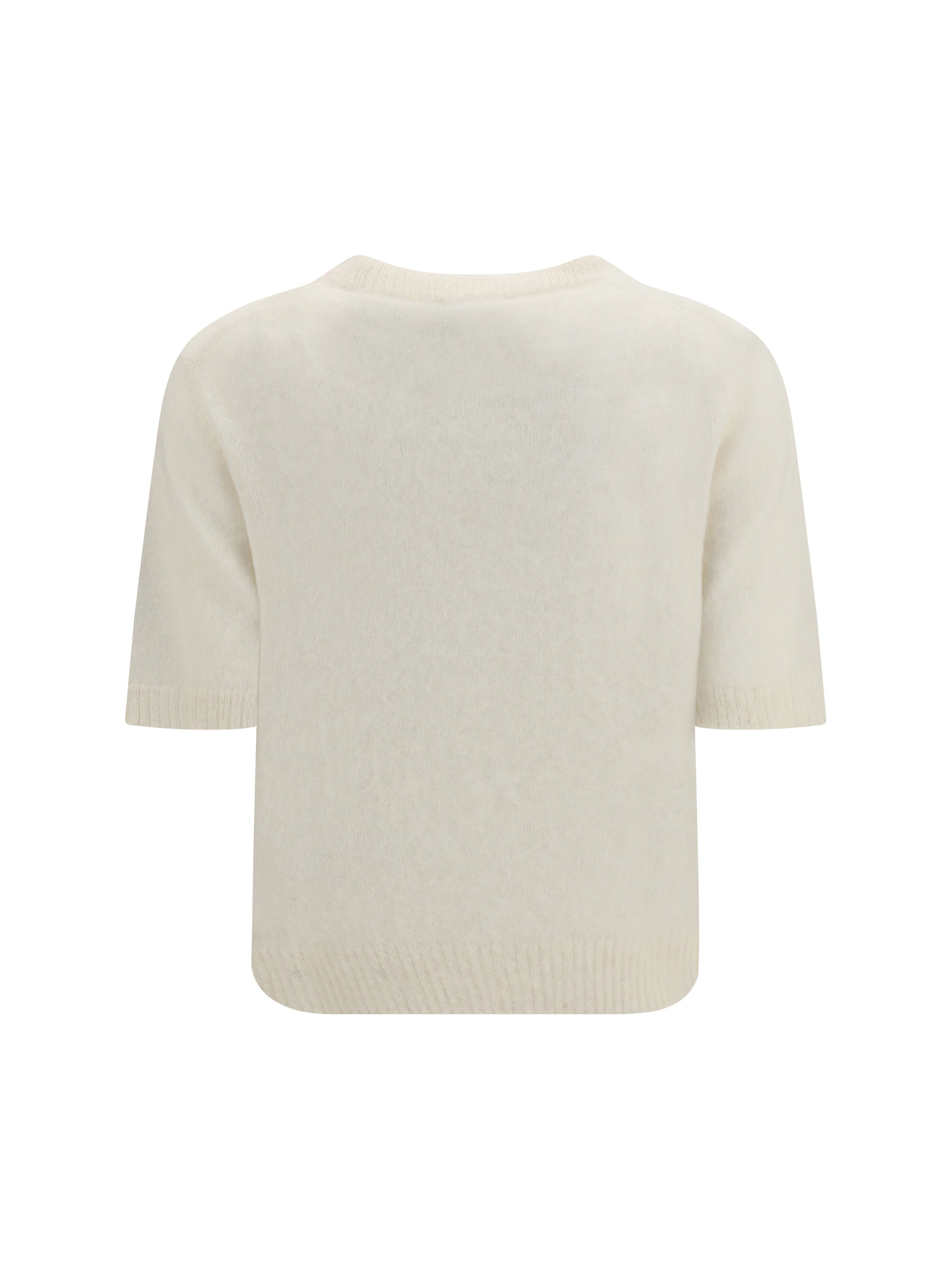 alpaca graphic knit t-shirt