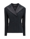 double-breasted tuxedo jacket