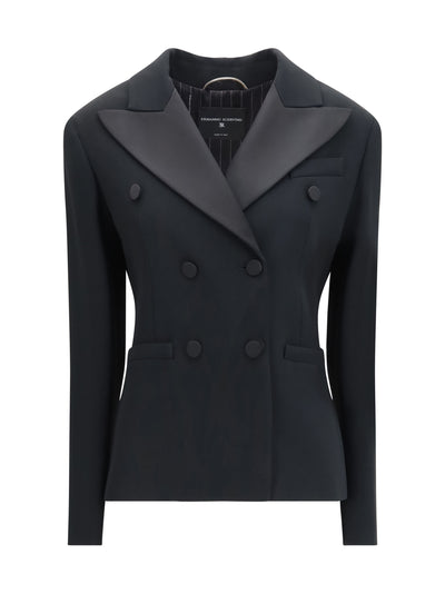 double-breasted tuxedo jacket