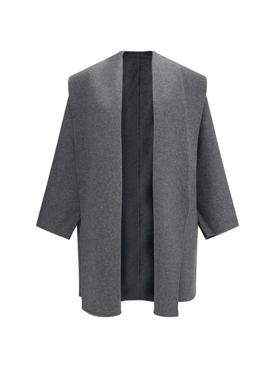 wool hooded coat