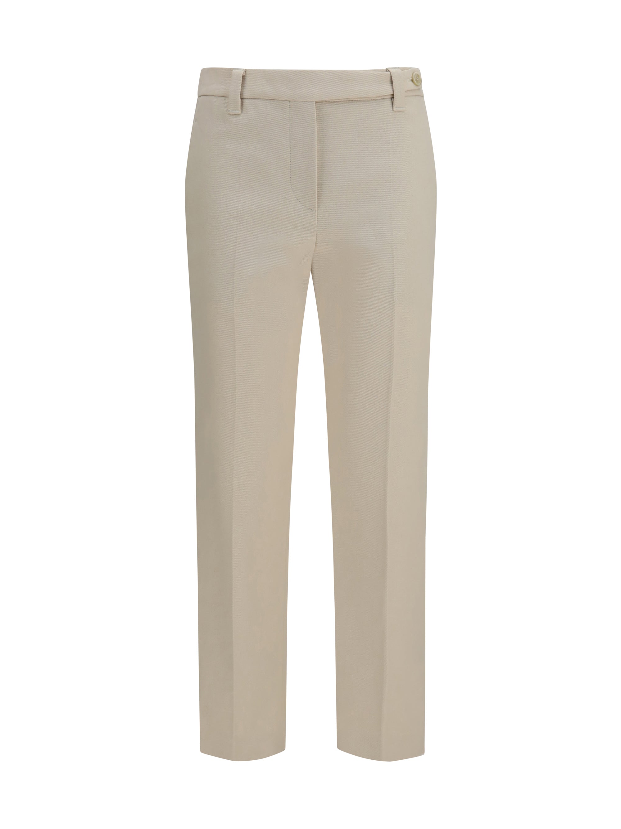 tailored cotton pants