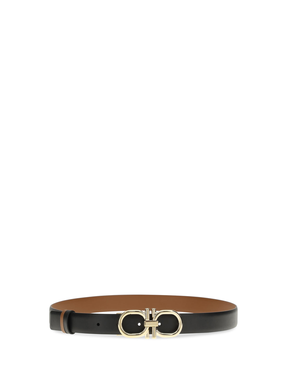 FERRAGAMO 75 adjustable and reversible gancini belt