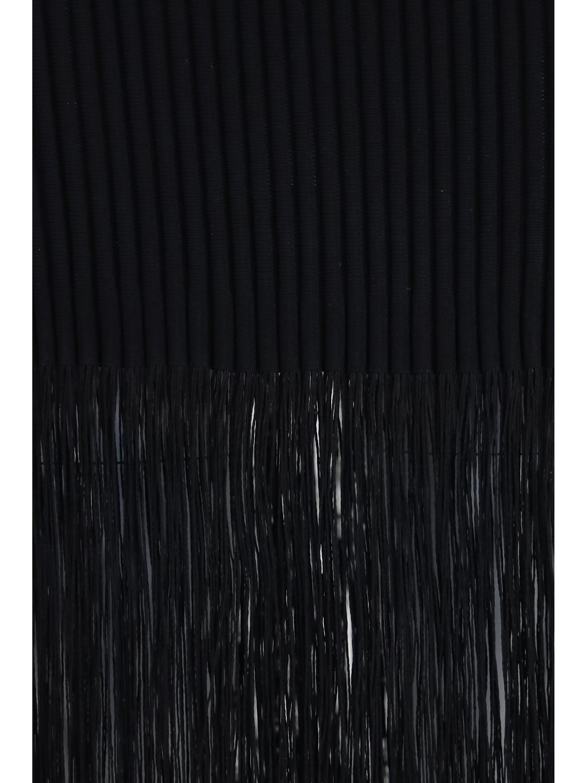 fringe pencil skirt
