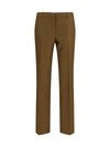 tailored pants in wool mohair