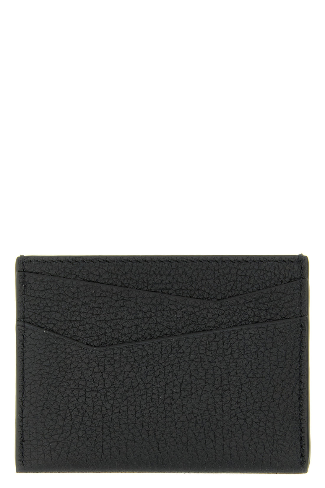 LOEWE OS puzzle edge hammered leather card holder