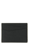 puzzle edge hammered leather card holder