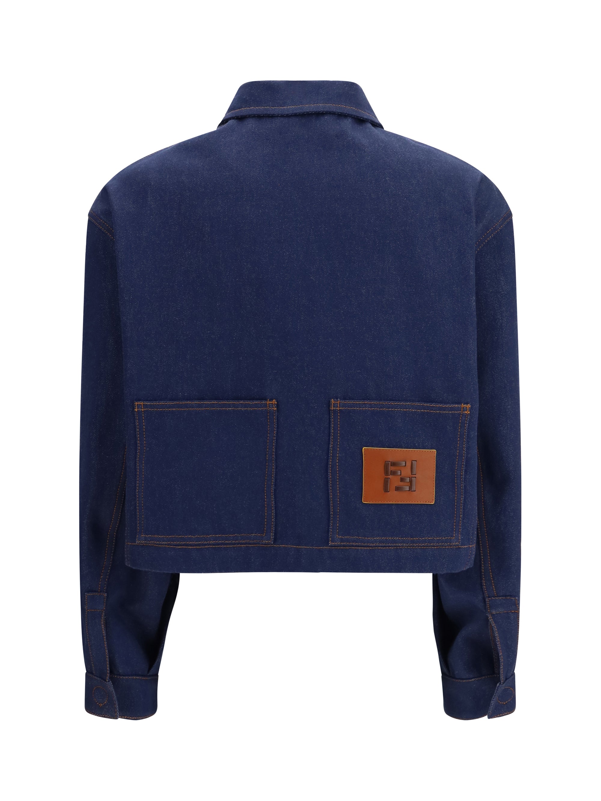 cropped denim jacket