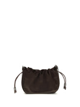 BRUNELLO CUCINELLI OS mellow mini ponyhair shoulder bag with precious chai