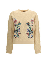 ETRO 40 floral embroidery sweater 