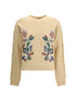 ETRO 40 floral embroidery sweater 