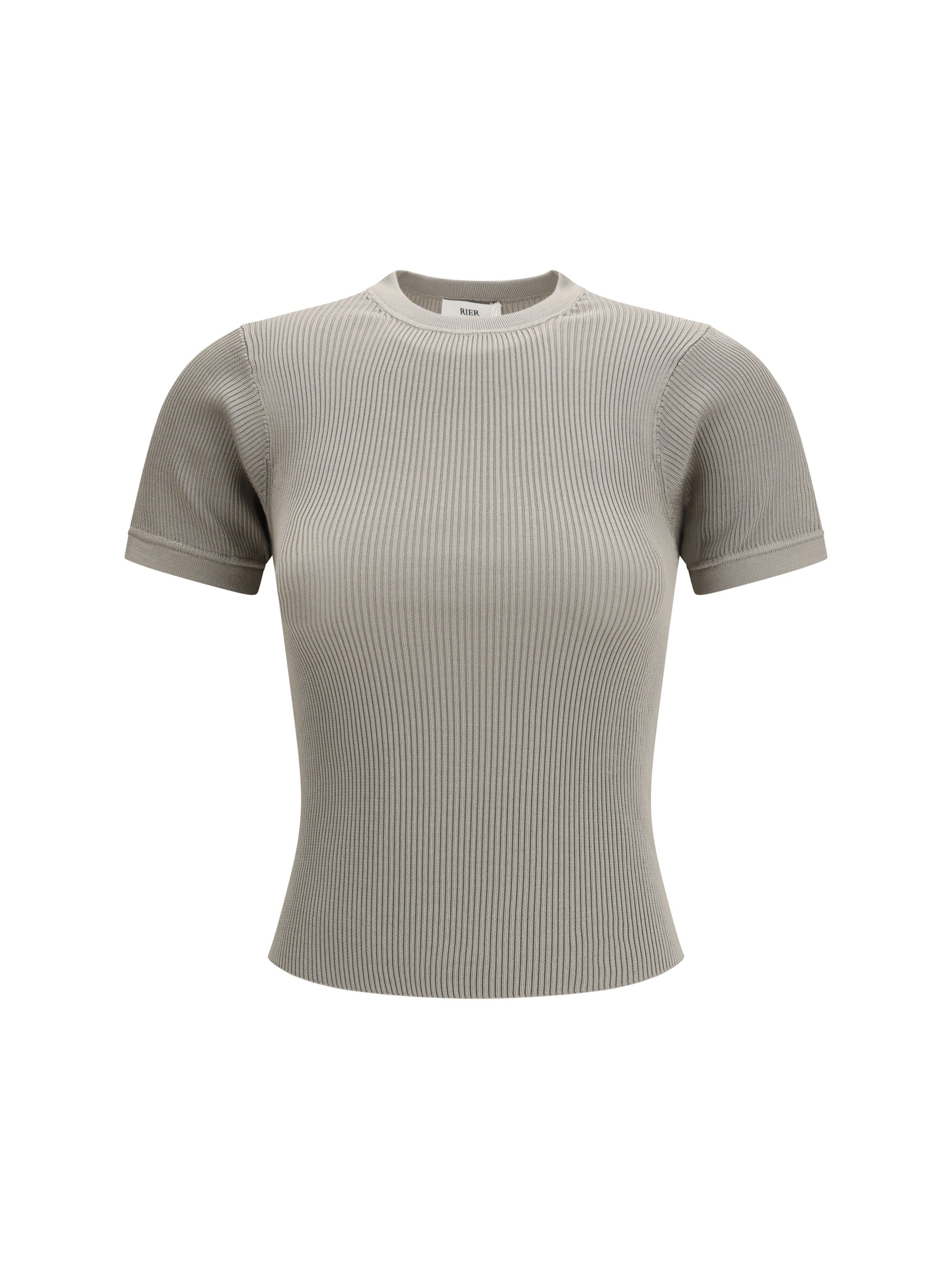 short-sleeve ribbed t-shirt