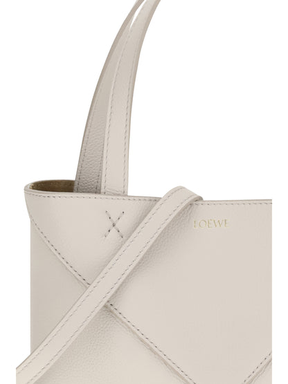 puzzle fold mini tote bag