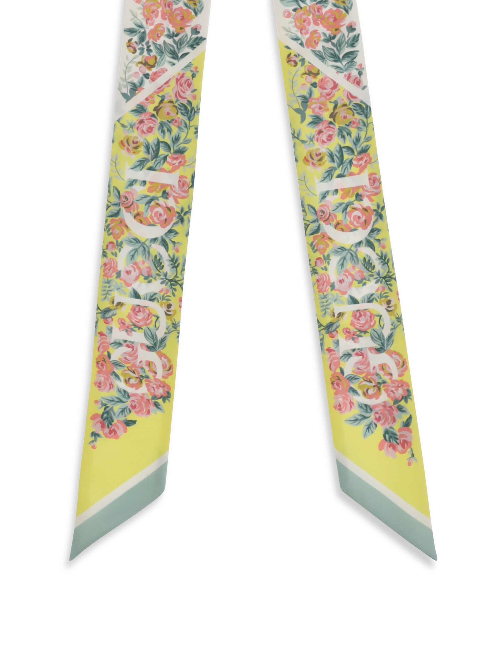 printed silk twill scarf