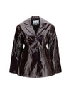 future glossy-finish jacket