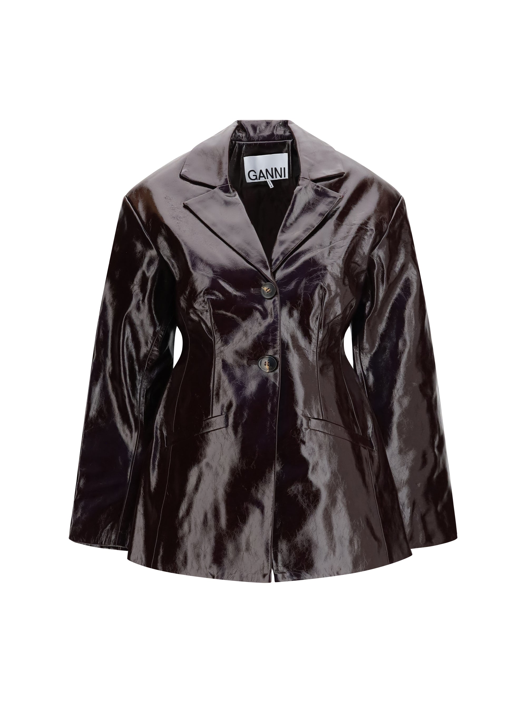 future glossy-finish jacket