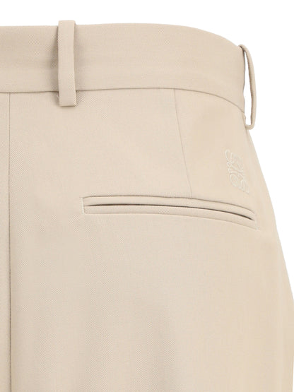 LOEWE 36 lightweight cotton gabardine trousers