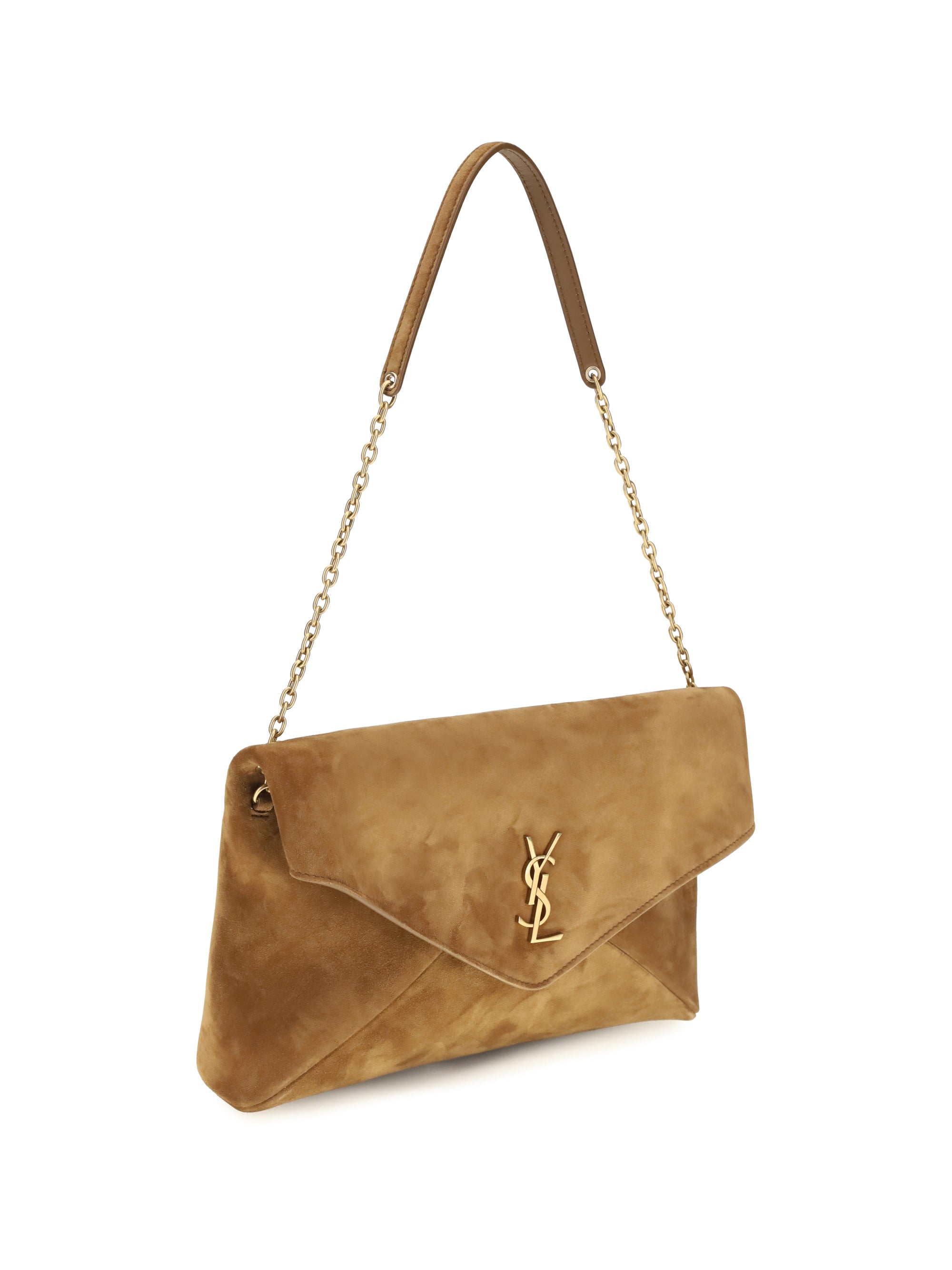 cassandre suede shoulder bag