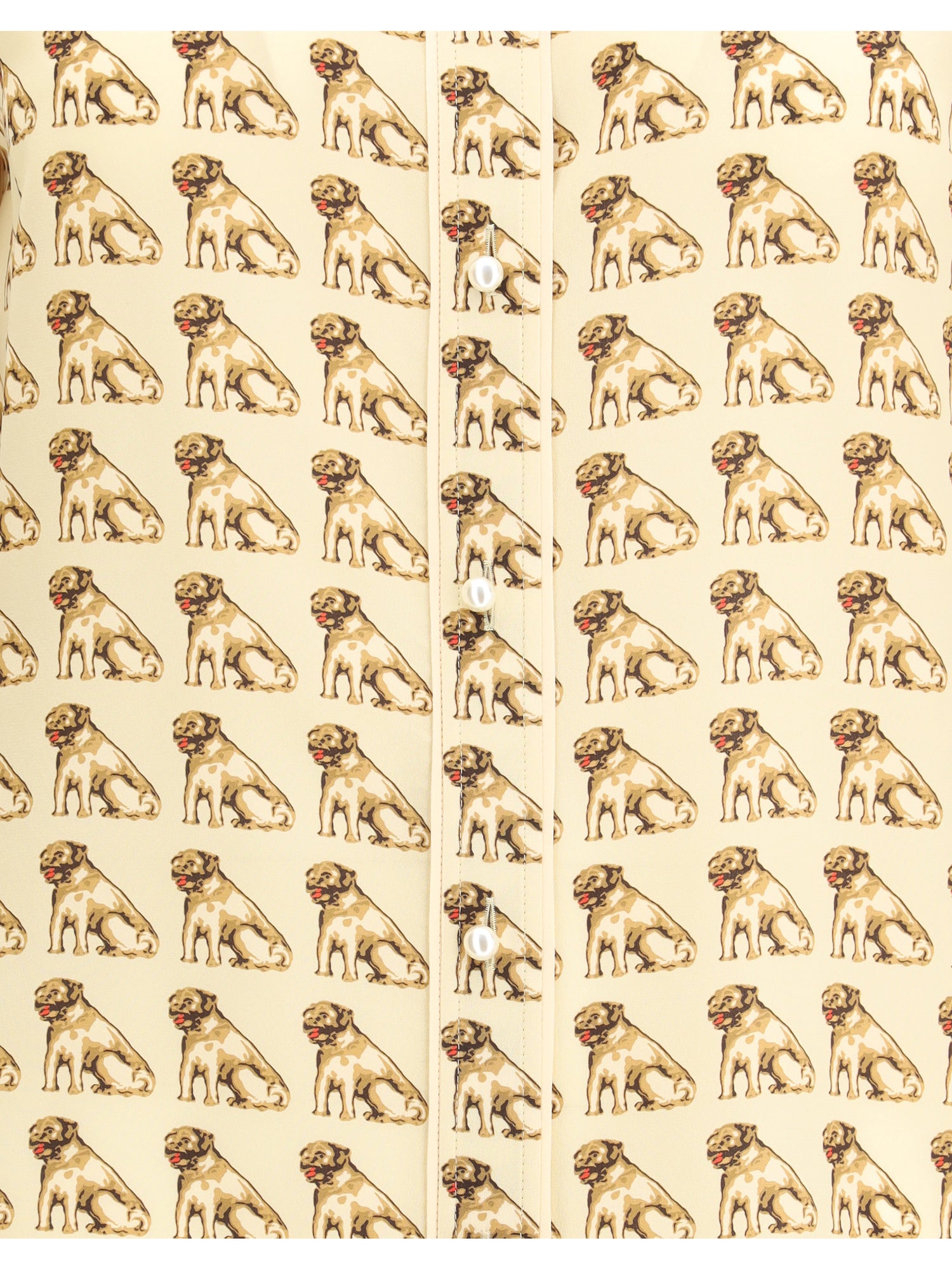 VALENTINO 44 silk crepe de chine shirt