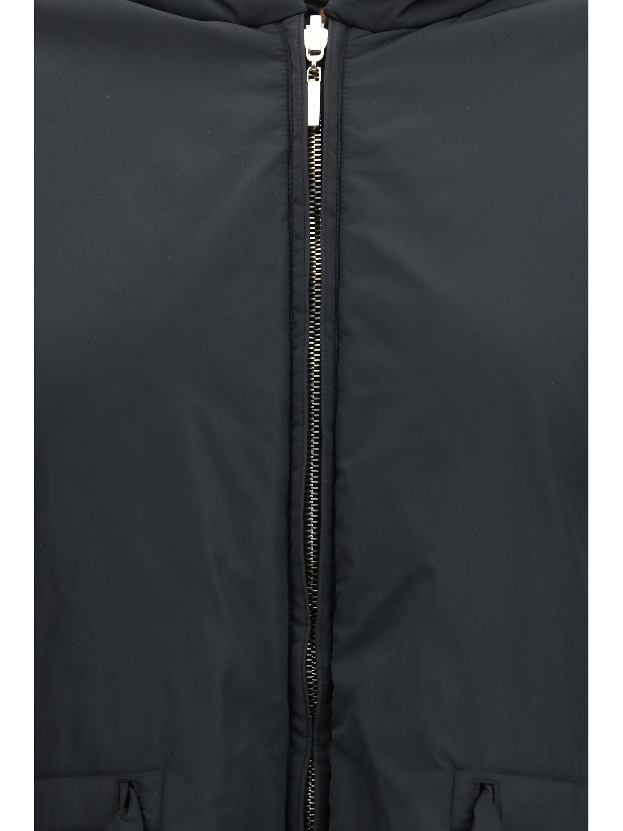 reversible padded parka in radzmir and water repellent canvas