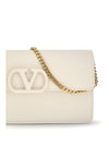 vlogo signature grainy calfskin chain wallet