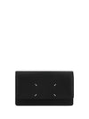 grained leather wallet