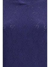 GUCCI M gg pointelle cotton silk polo shirt