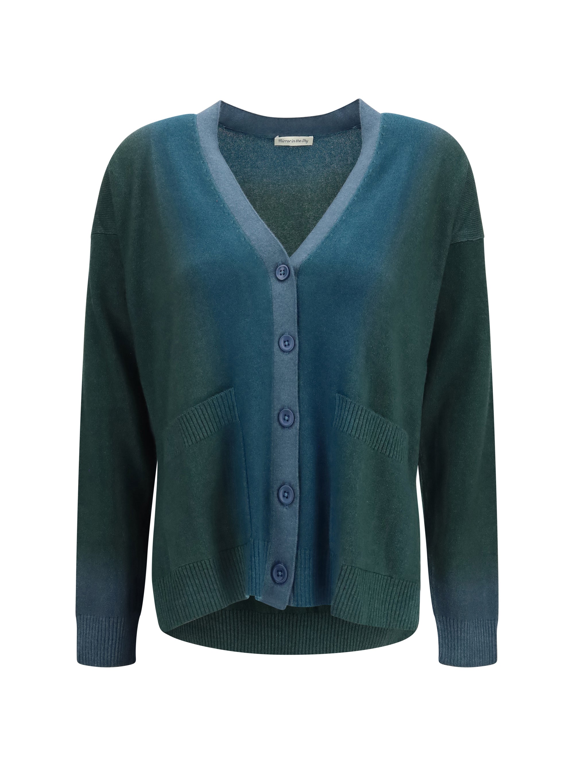 ombré cardigan with pockets