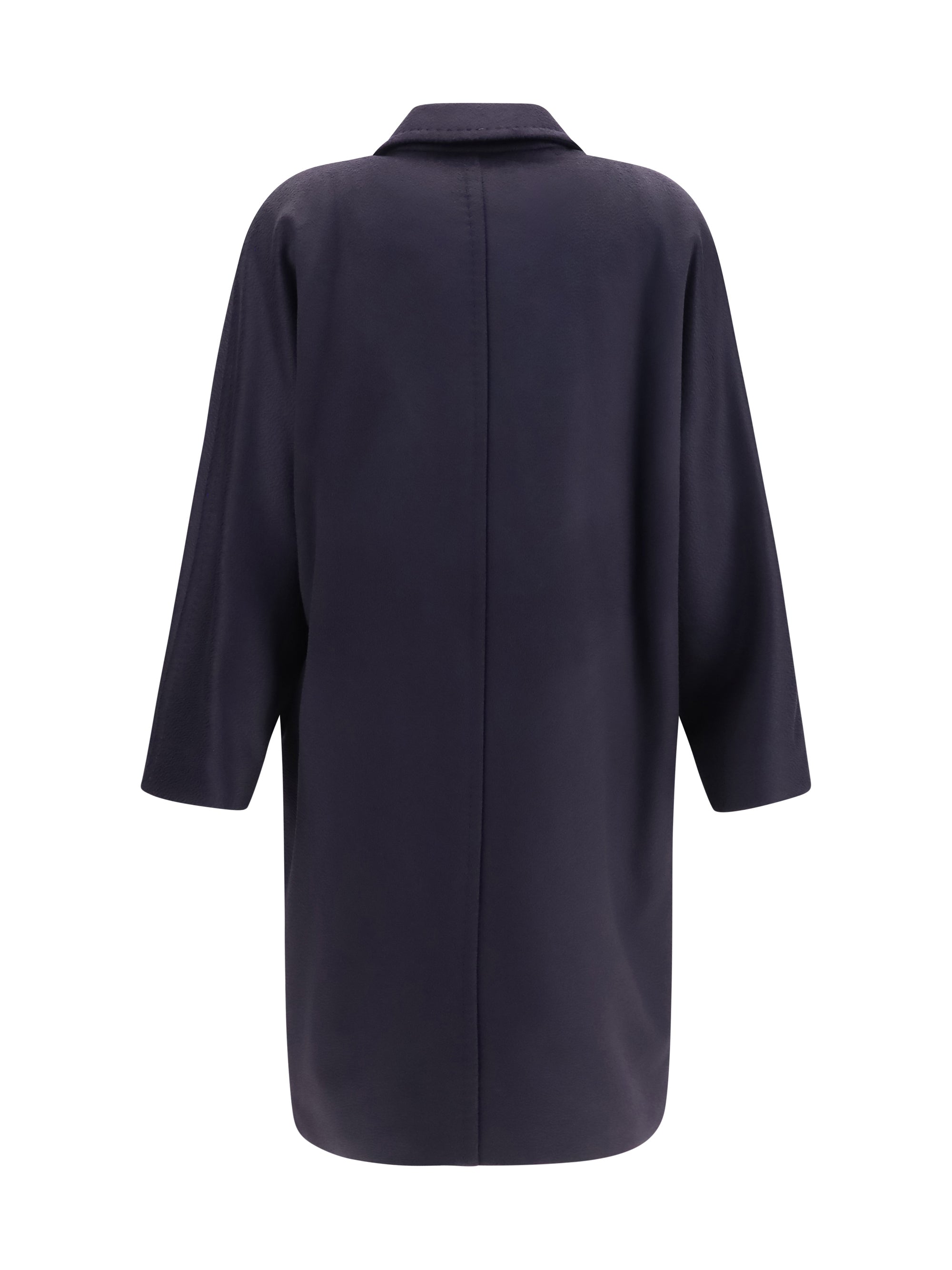 double breasted wool drap coat
