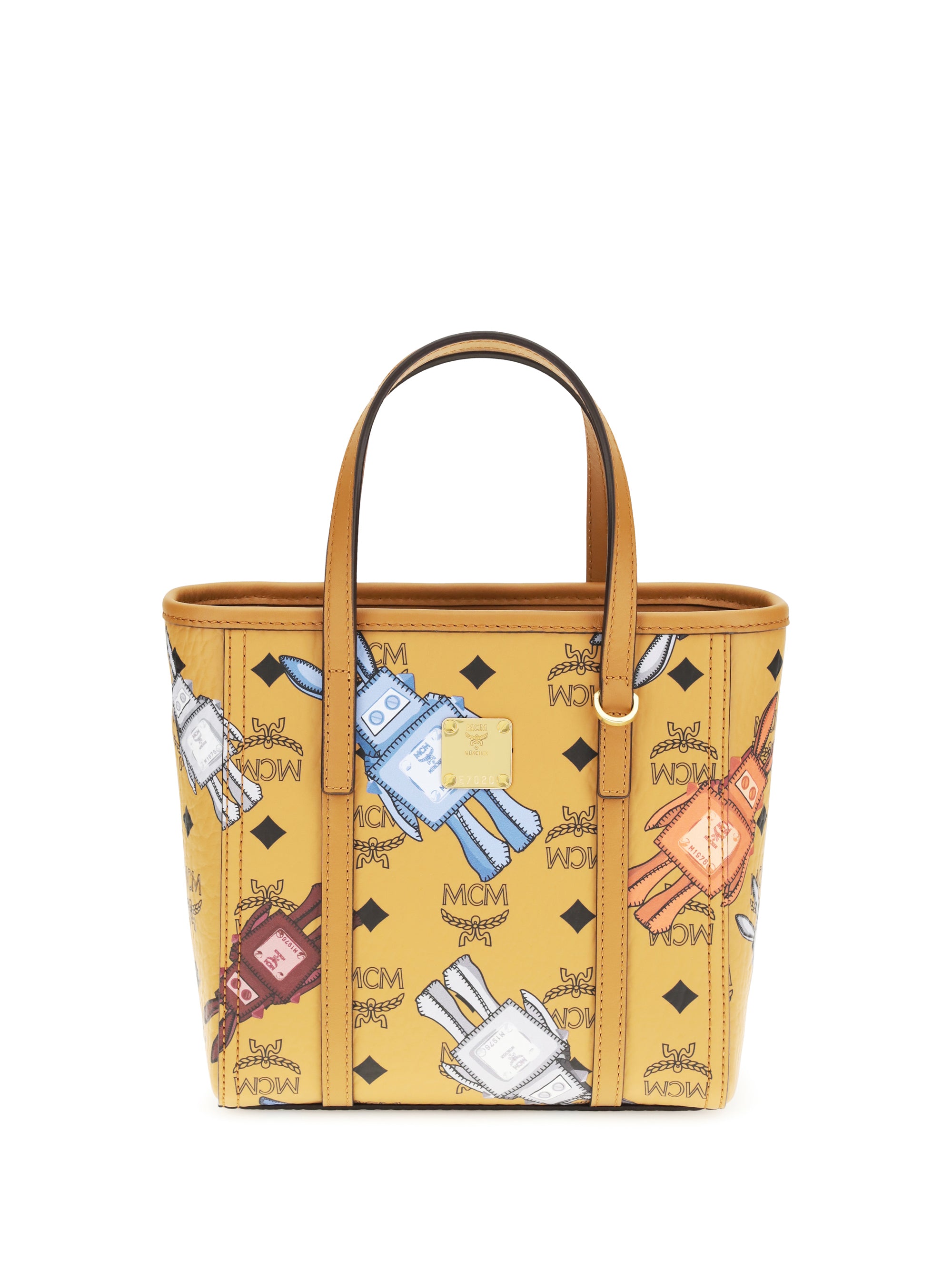 toni printed canvas tote bag