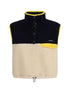 PRADA S multicolor fleece vest