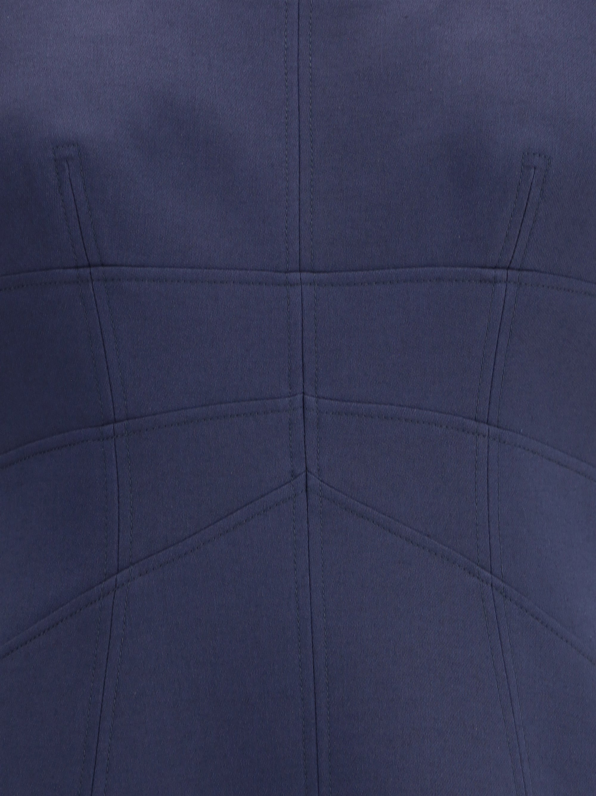 ALEXANDER MCQUEEN 44 short dress with short gathered sleeves