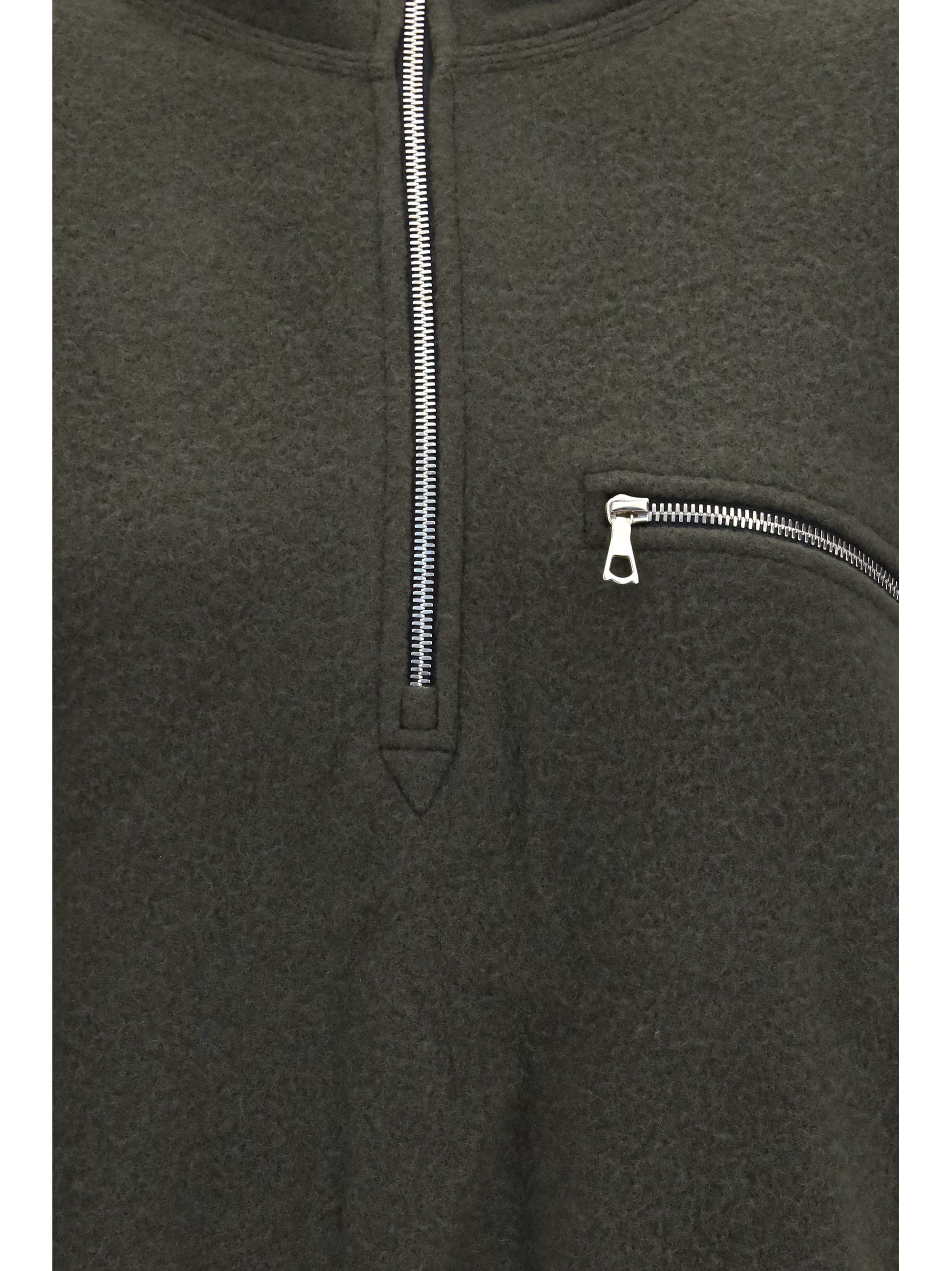 polar high-neck zip jacket