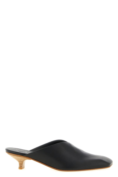 lavenue leather sabots