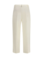 BRUNELLO CUCINELLI 42 sartorial track trousers in virgin wool crêpe fluid twill