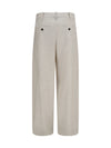 wool and cashmere tailored pants