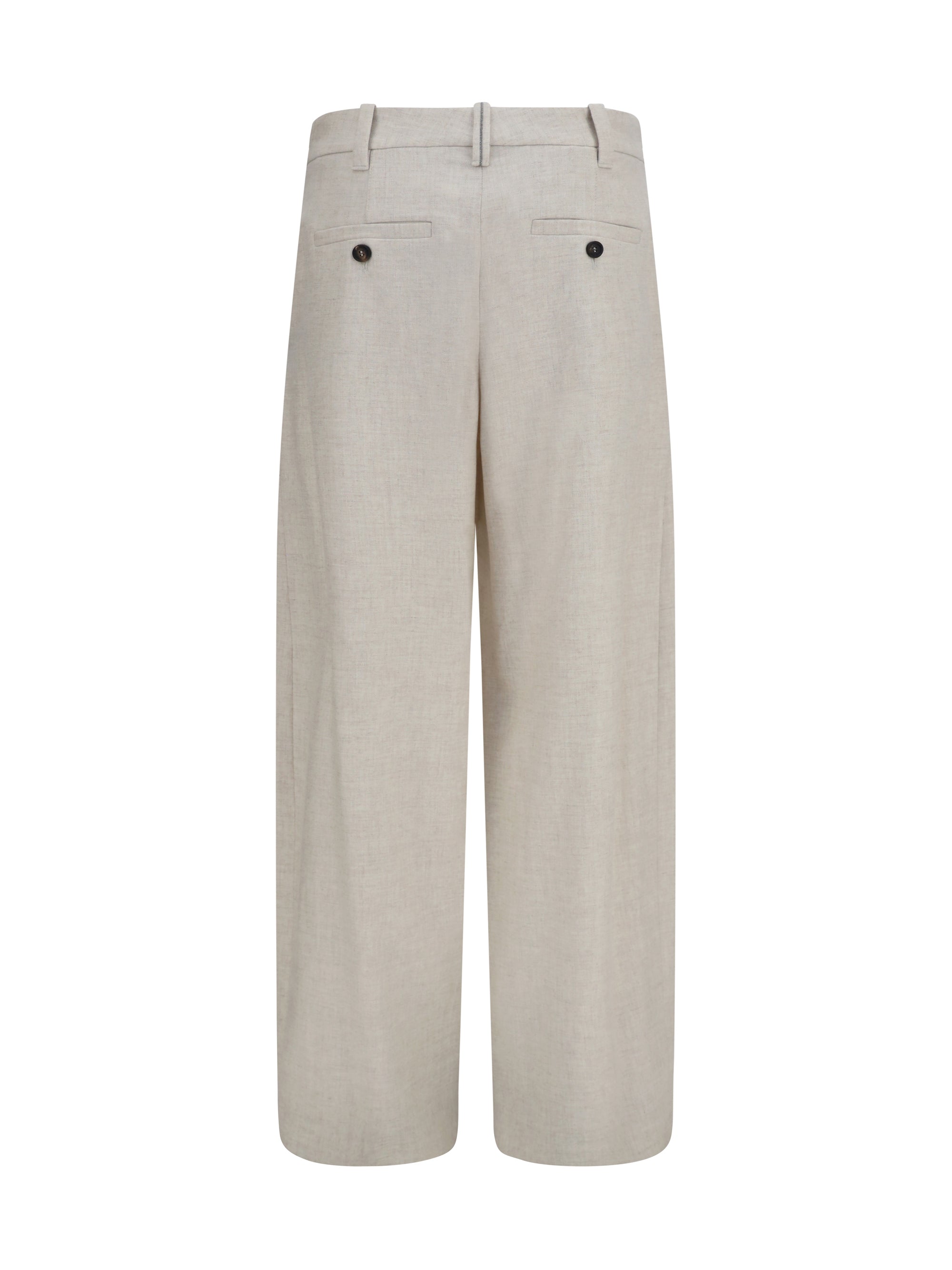 wool and cashmere tailored pants