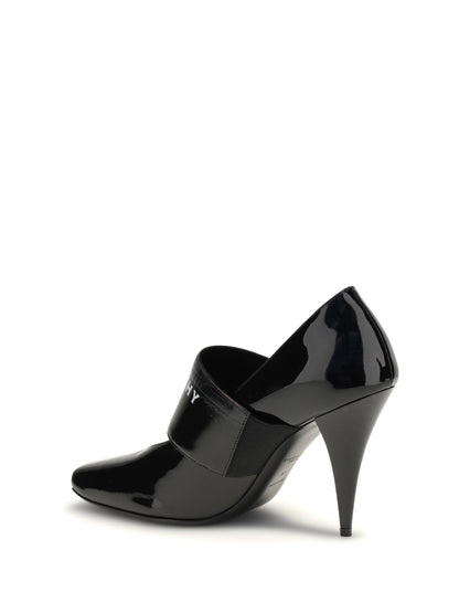 GIVENCHY 36 sliced square logo pumps