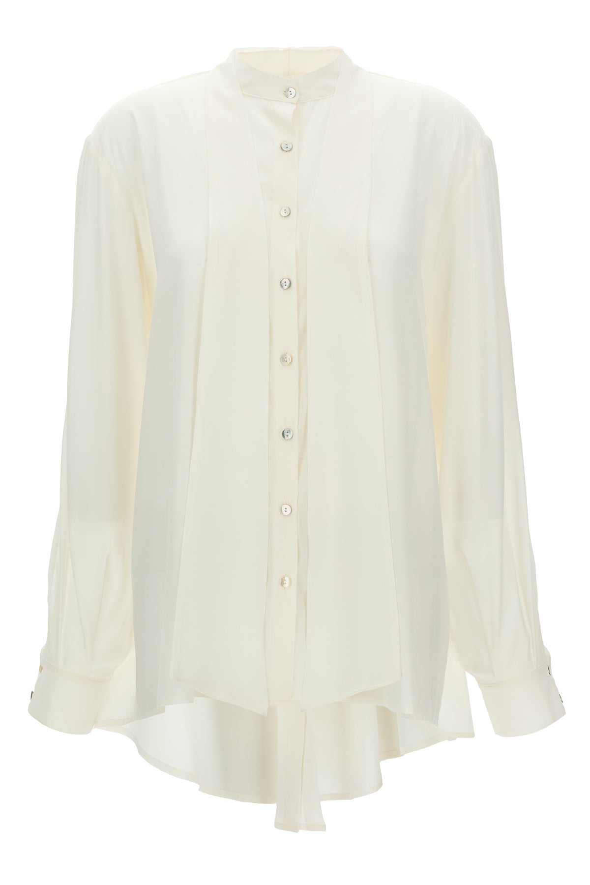 bonton crêpe de chine silk shirt