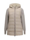 long monili chain puffer jacket