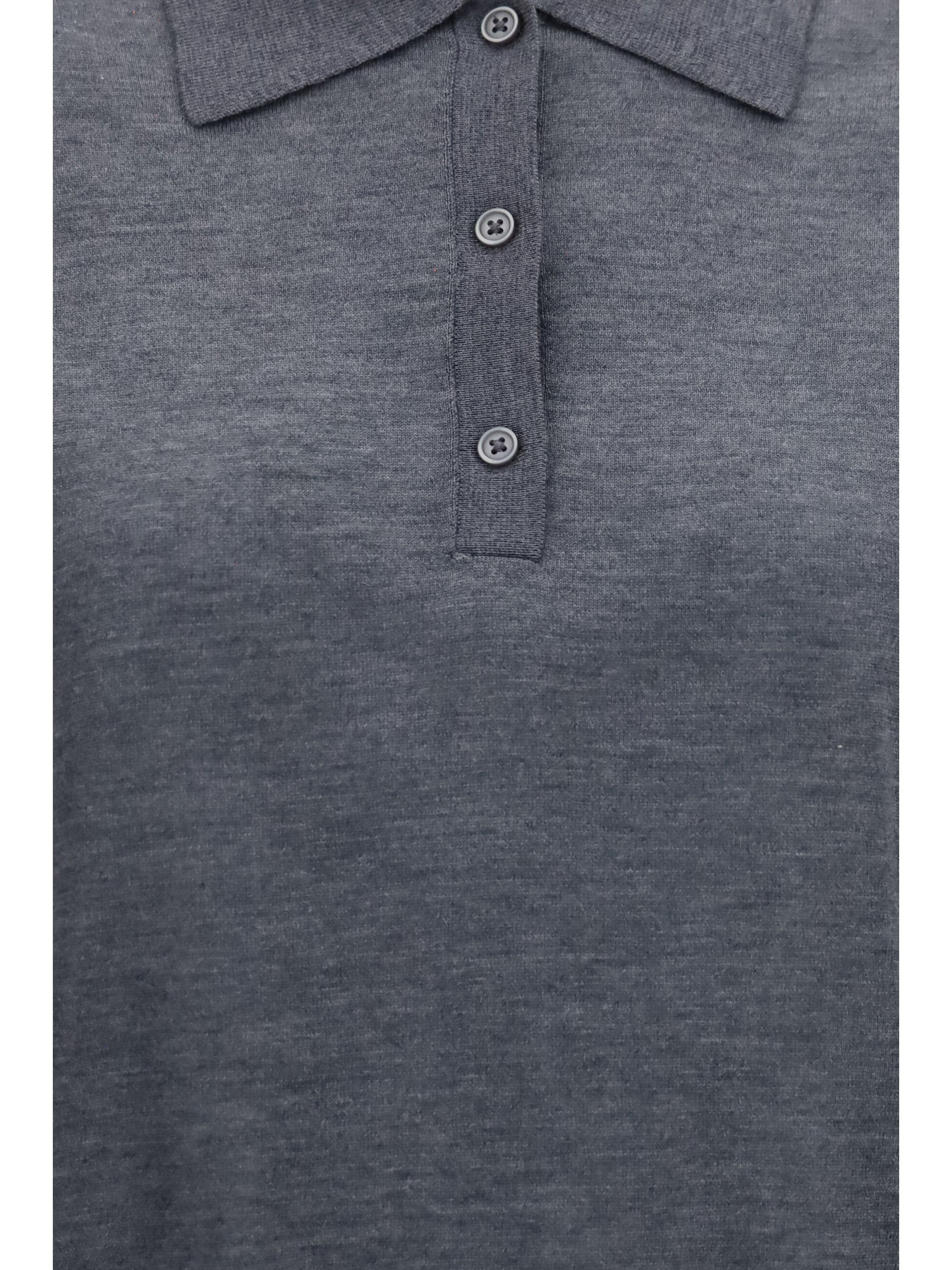miles long-sleeve fine-knit polo