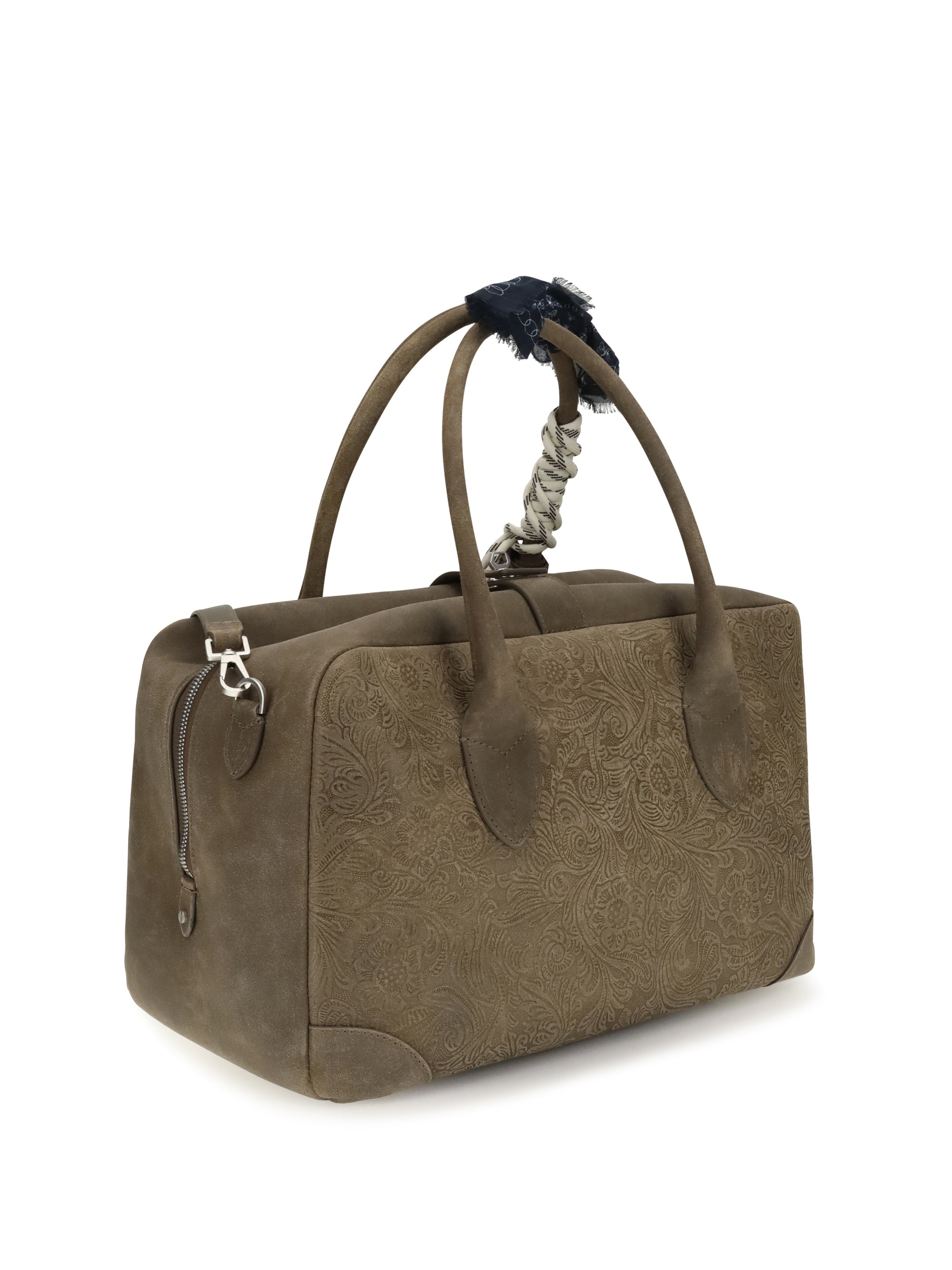 vita medium leather travel bag