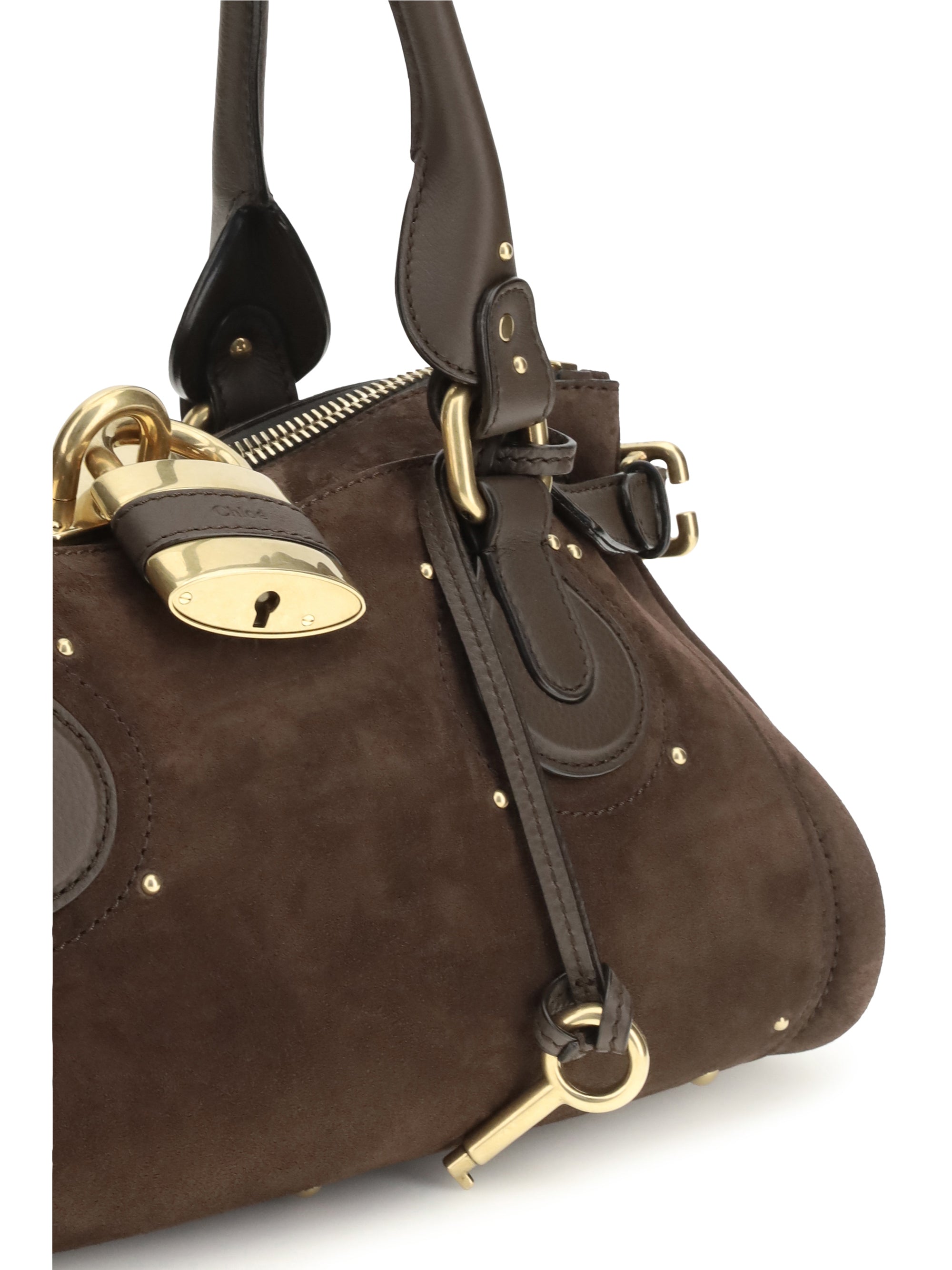 paddington suede handbag