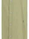 vertical striped button shirt