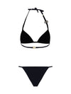 triangle bikini with gold plaque