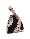 emilio silk clutch with orchid print