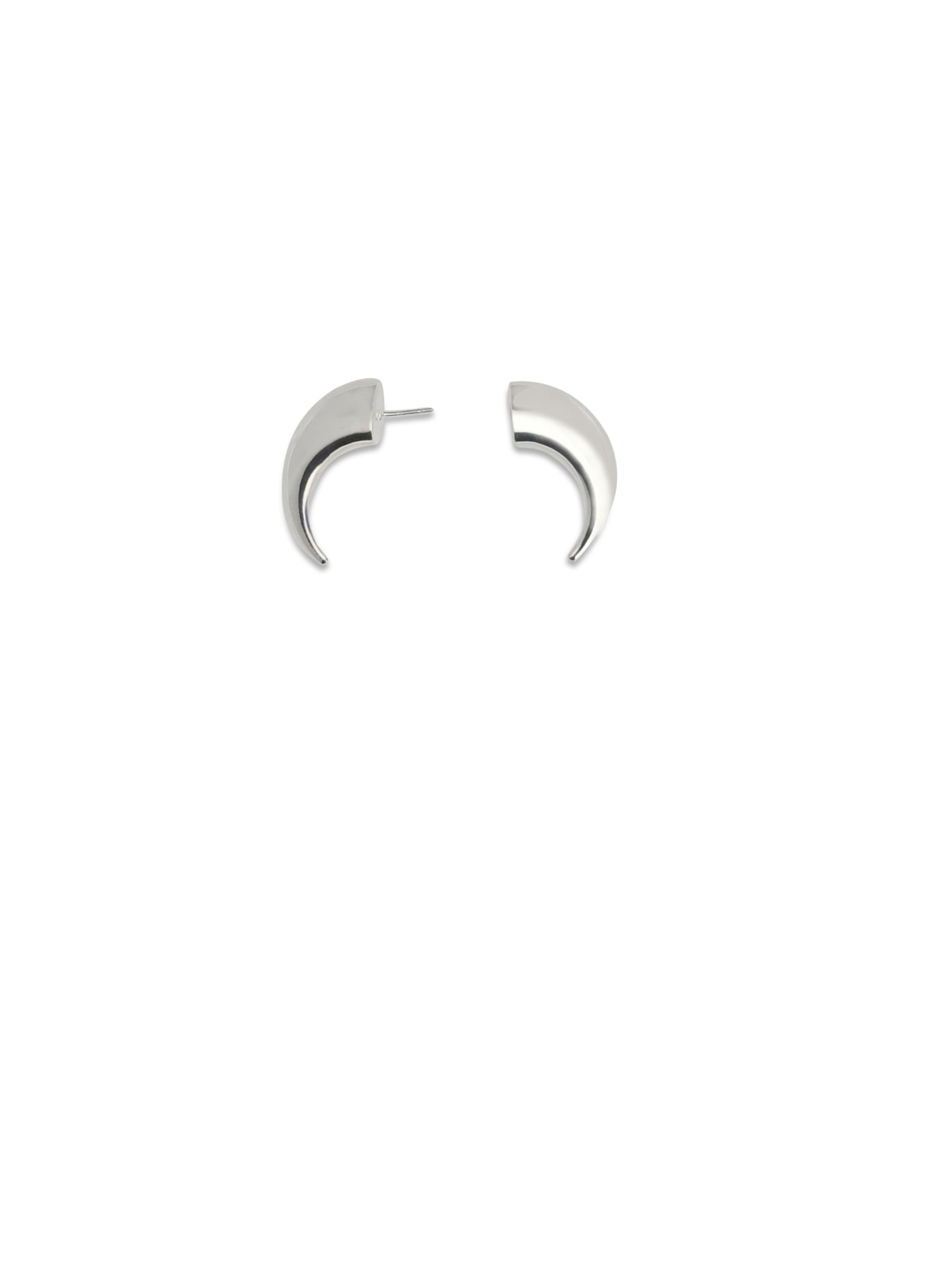 MARINE SERRE OS regenerated moon stud earring